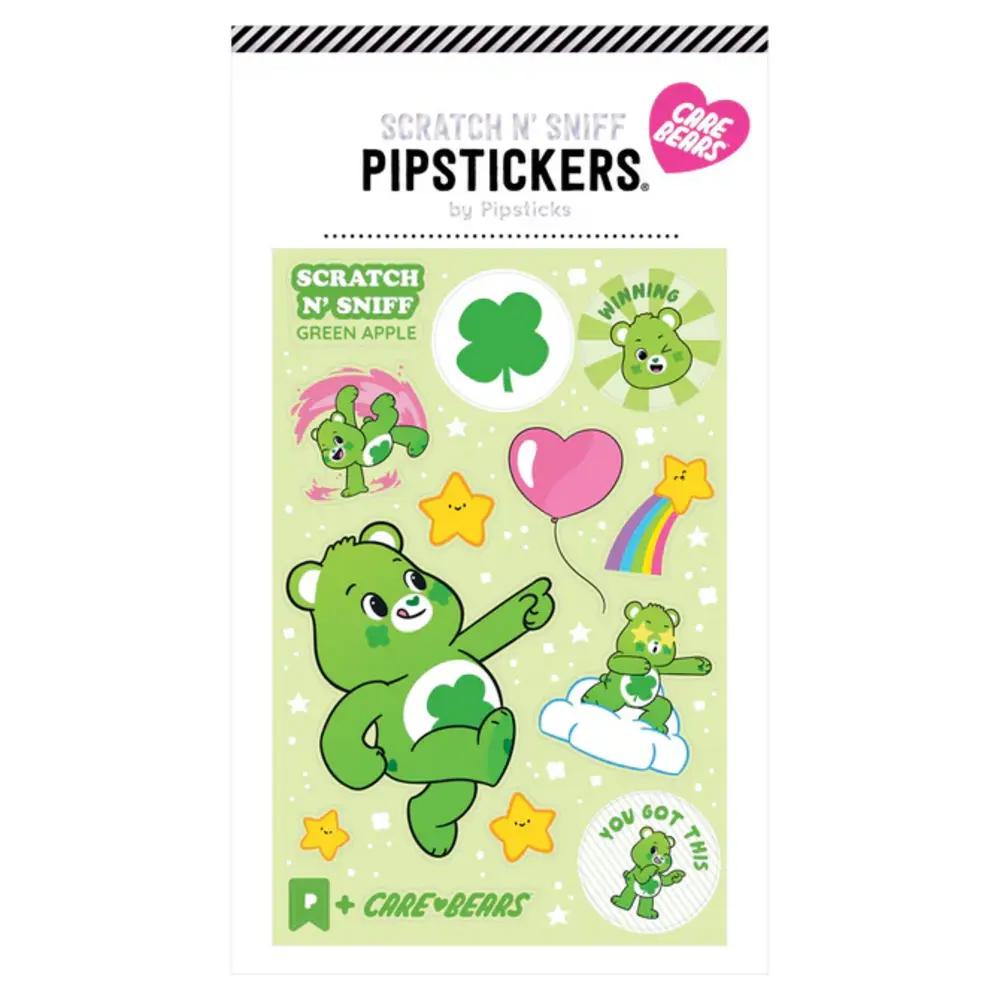 Pipsticks, Stickers, Art & School, 4"x4", Good Luck Bear, Scratch & Sniff, 895738